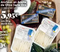 Gadis CONSORCIO Anchoas on Acoito de Oliva Serie Oro oferta