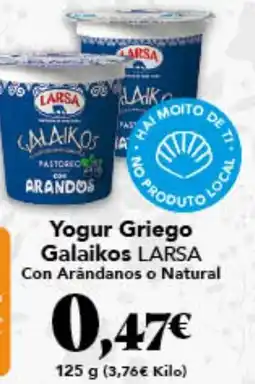 Gadis LARSA Yogur Griego Galaikos oferta