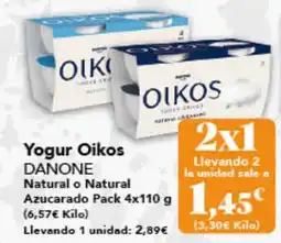 Gadis DANONE Yogur Oikos oferta