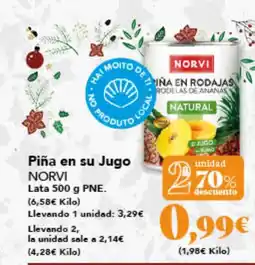 Gadis NORVI Piña en su Jugo oferta