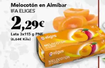 Gadis IFA ELIGES Melocotón en Almíbar oferta