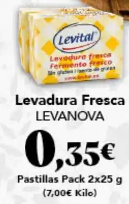 Gadis LEVANOVA Levadura fresca oferta