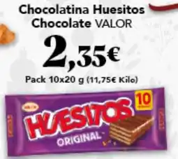 Gadis VALOR Chocolatina Huesitos Chocolate oferta