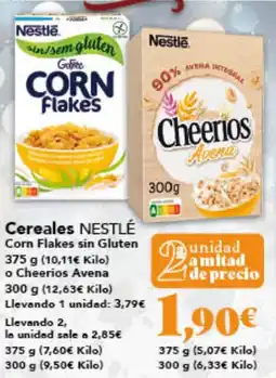 Gadis NESTLÉ Cereales Corn Flakes sin Gluten oferta