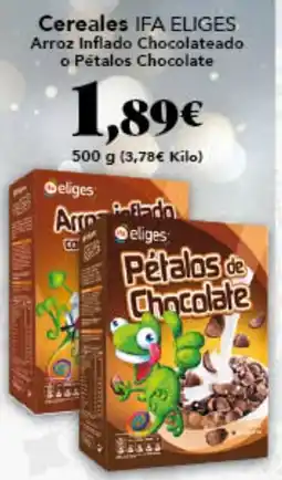 Gadis IFA ELIGES Cereales Arroz Inflado Chocolateado o Pétalos Chocolate oferta