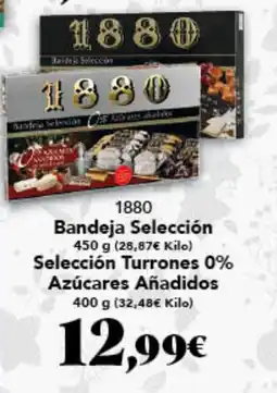 Gadis 1880 Bandeja Selección Selección Turrones 0% Azúcares Añadidos oferta