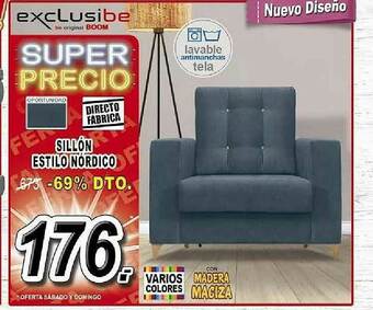 Muebles Boom Sillón Estilo Nórdico oferta