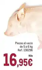 Makro Piezas al vacio oferta