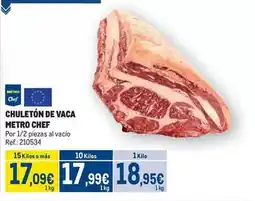 Makro Chef select - chuletón de vaca oferta