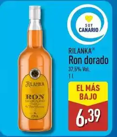 ALDI Rilanka - ron dorado oferta