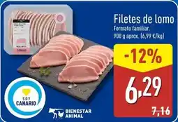 ALDI Filetes de lomo oferta