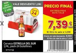 SPAR Estrella del sur - cerveza oferta