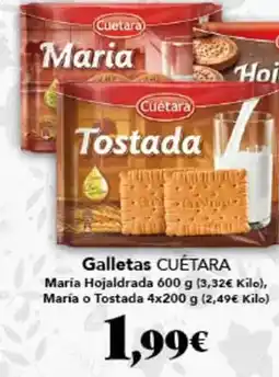 Gadis Cuétara - galletas oferta
