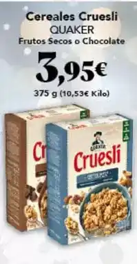 Gadis Quaker - cereales cruesli oferta