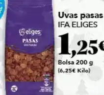 Gadis Ifa eliges - uvas pasas oferta
