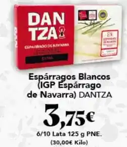 Gadis Dantza - esparragos blancos igp esparrago de navarra oferta
