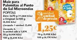 Gadis Popitas - maiz para palomitas al punto de sal microondas oferta