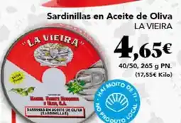 Gadis La vieira - sardinillas en aceite de oliva oferta