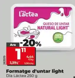 Dia Dia lactea - queso de untar light oferta
