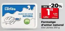 Dia Dia lactea - queso de untar natural oferta