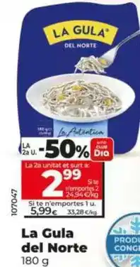 Dia La gula del norte - 180 g oferta