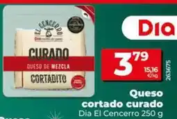 Dia Dia el cencerro - queso cortado curado oferta