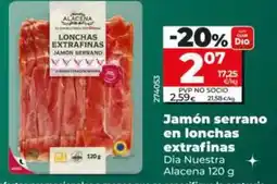 Dia Dia nuestra alacena - jamón serrano en lonchas extrafinas oferta