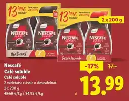 Lidl Nescafé - cafe soluble oferta