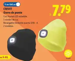 Lidl Crivit - gorro de punto oferta