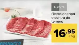 Autoservicios Familia Filetes de tapa o contra de ternera oferta