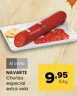 Autoservicios Familia Navarte - chorizo especial extra vela oferta