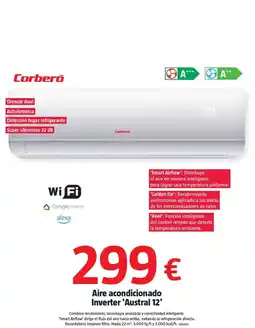 Bauhaus Corberó - aire acondicionado inverter 'austral 12' oferta