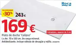 Bauhaus Roca - plato de ducha 'calipso' oferta