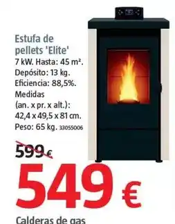 Bauhaus Estufa de pellets elite oferta