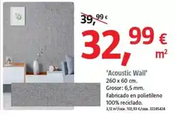Bauhaus Acoustic wall oferta