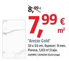 Bauhaus Revestimientos ceramicos arezzo gold oferta