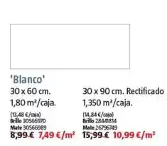 Bauhaus Revestimiento ceramico blanco oferta