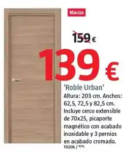 Bauhaus Roble urban oferta