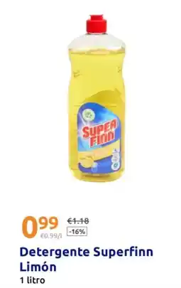 Action Superfinn - detergente limon oferta