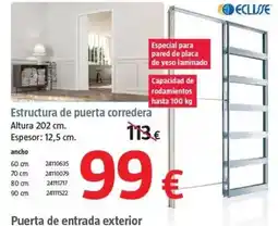 Bauhaus Estructura de puerta corredera oferta