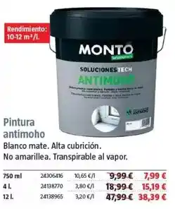 Bauhaus Monto - pintura antimoho oferta