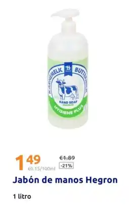 Action Hegron - jabón de manos oferta