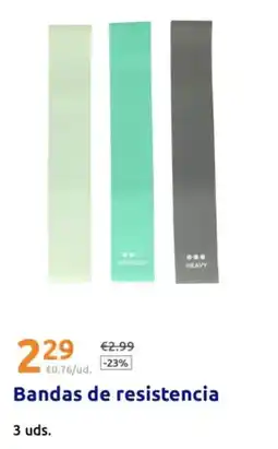 Action Bandas de resistencia oferta