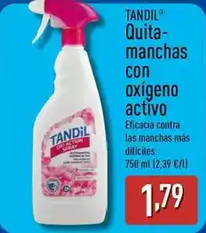 ALDI Tandil - quita-manchas con oxígeno activo oferta