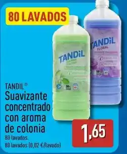 ALDI Tandil - suavizante concentrado con aroma de colonia oferta