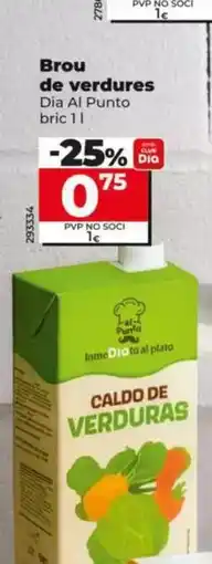 Dia Dia al punto - caldo de verduras oferta
