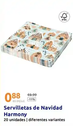 Action Harmony - servilletas de navidad oferta