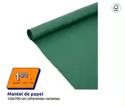 Action Mantel de papel oferta