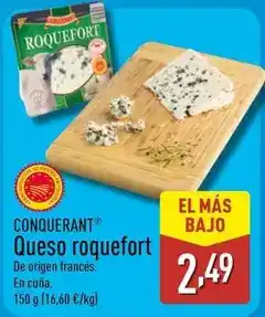 ALDI Conquerant - queso roquefort oferta