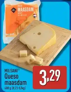ALDI Milsani - queso maasdam oferta